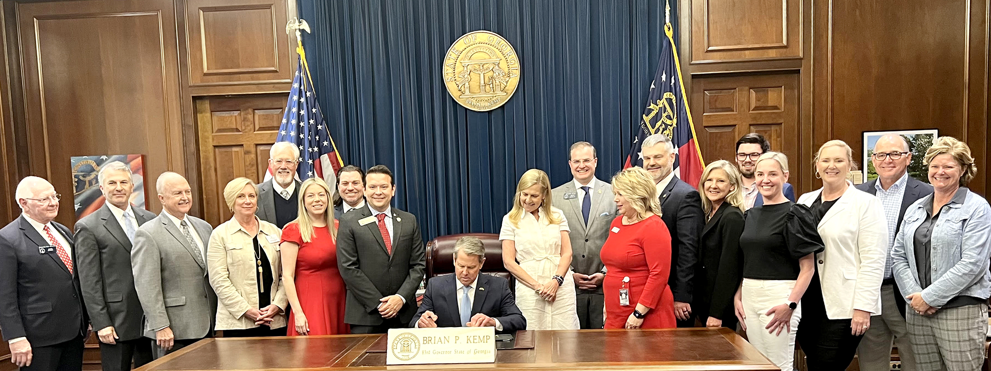 Governor Kemp sign LEAF Act
