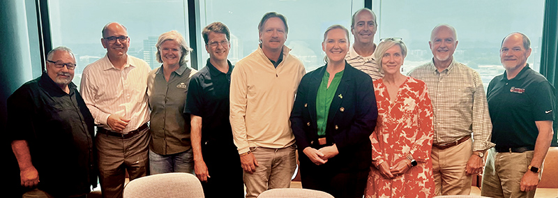 UACboard_may2025_onlinemag The 2025 UAC board was graciously hosted by Snellings Walters Insurance Agency at their new office located at 5 Concourse Parkway, Sandy Springs. Situated in the iconic "Queen" building, Snellings Walters occupies the 27th floor, offering expansive views of metro-Atlanta. We are grateful to our partners for their generosity in accommodating us there.
